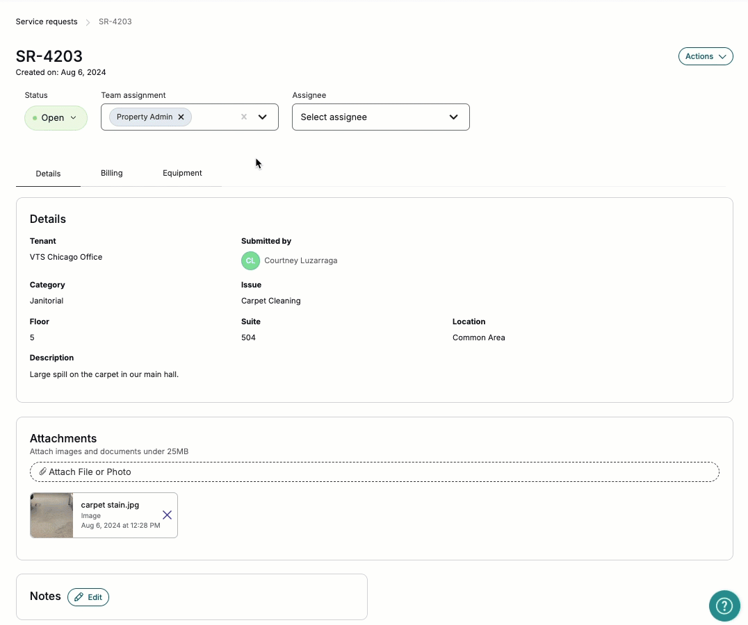 add product service to service request.gif